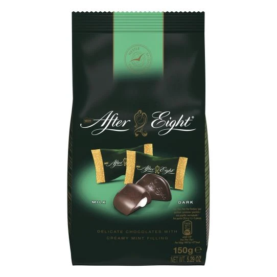 After Eight - Chocolates With Mint Filling Mini Snack Bag 150g After Eight Chocolates With Mint Filling Mini Snack Bag 150g 3 After Eight - Chocolates With Mint Filling Mini Snack Bag 150g After Eight Chocolates With Mint Filling Mini Snack Bag 150g