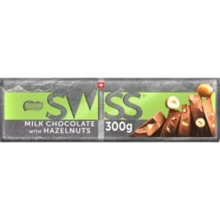 Nestlé Swiss - Milk Chocolate With Hazelnuts Tablet 300g Nestlé Swiss Milk Chocolate With Hazelnuts Tablet 300g