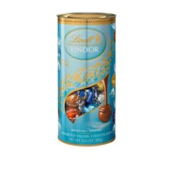 Lindt - Lindor Tube Assorted With Stracciatella 385g Lindt Lindor Tube Assorted With Stracciatella 385g