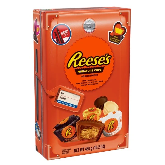 Reese's - Milk Chocolate Peanut Butter Cups Miniatures Candy Assortment Box 460g Reese's Milk Chocolate Peanut Butter Cups Miniatures Candy Assortment Box 460g 3 Reese's - Milk Chocolate Peanut Butter Cups Miniatures Candy Assortment Box 460g Reese's Milk Chocolate Peanut Butter Cups Miniatures Candy Assortment Box 460g
