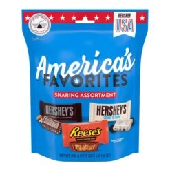 Hershey's - Miniatures Assortment Chocolate Pouch 500g Hershey's Miniatures Assortment Chocolate Pouch 500g