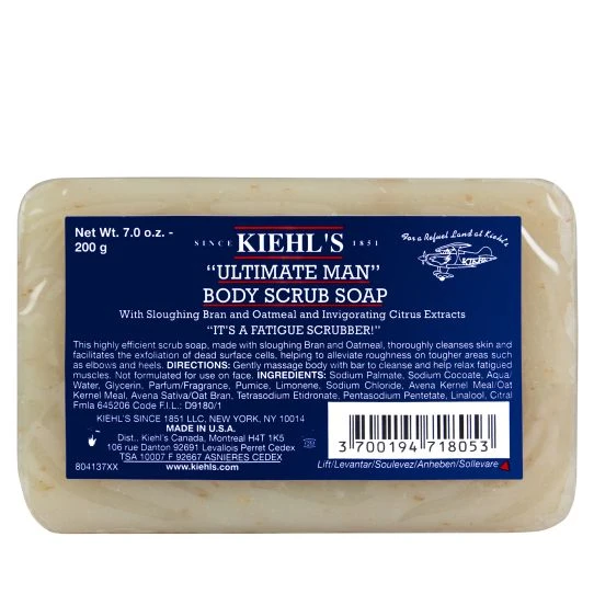 Kiehl's - Ultimate Man Body Scrub Soap 200g Kiehl's Ultimate Man Body Scrub Soap 200g 3 Kiehl's - Ultimate Man Body Scrub Soap 200g Kiehl's Ultimate Man Body Scrub Soap 200g