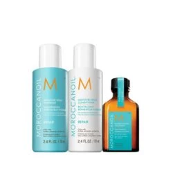 Moroccanoil - Moroccanoil Hair Repair & Moisture Trio Set 2x70ml + 25ml Moroccanoil Moroccanoil Hair Repair & Moisture Trio Set 2x70ml + 25ml