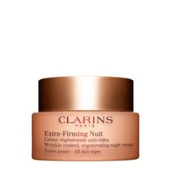Clarins - Extra Firming Wrinkle Control Regenerating Night Cream All Skin Types 50ml Clarins Extra Firming Wrinkle Control Regenerating Night Cream All Skin Types 50ml