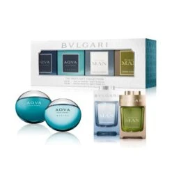 Bvlgari - Mixed Men Lines Travel Set 4x5ml Eau De Parfum Spray Bvlgari Mixed Men Lines Travel Set 4x5ml Eau De Parfum Spray