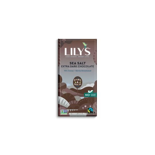 Hershey's - Lily's No Sugar Added 70% Seasalt 80g Hershey's Lily'S No Sugar Added 70% Seasalt 80g 3 Hershey's - Lily's No Sugar Added 70% Seasalt 80g Hershey's Lily'S No Sugar Added 70% Seasalt 80g