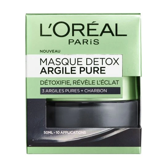 L’Oréal Paris L'Oréal Paris - Pure Clay Mask Detoxify & Illuminat 50ml L'Oréal Paris Pure Clay Mask Detoxify & Illuminat 50ml 3 L’Oréal Paris L'Oréal Paris - Pure Clay Mask Detoxify & Illuminat 50ml L'Oréal Paris Pure Clay Mask Detoxify & Illuminat 50ml